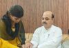 झुग्गी-झोपड़ियों में रहने वाली बेटियों ने भाजपा कार्यालय पहुंचकर जिला अध्यक्ष प्रवीण जोड़ा को बांधी राखी
